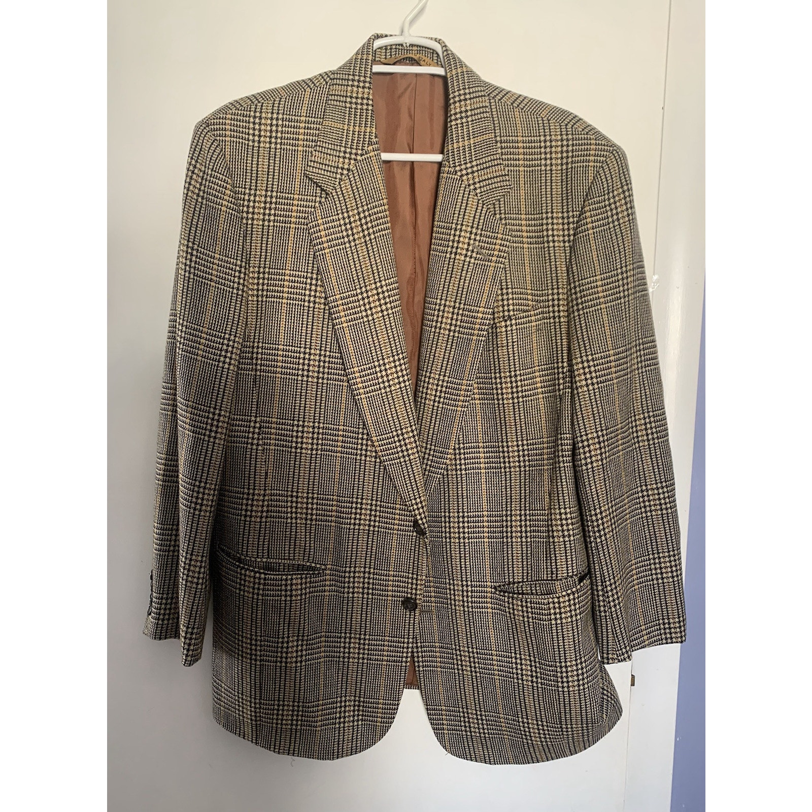 Donna Karan Woman’s Wool Blazer Vintage Made In Italy Old Money Designer Preppy