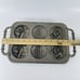 ROWOCO Cast Iron Golf Clubs Ball Mold VTG Baking Pan 6 Muffin Cornbread Sports