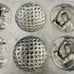 ROWOCO Cast Iron Golf Clubs Ball Mold VTG Baking Pan 6 Muffin Cornbread Sports
