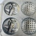 ROWOCO Cast Iron Golf Clubs Ball Mold VTG Baking Pan 6 Muffin Cornbread Sports