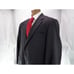Pronto uomo Men's 41R Black Suit jacket Blazer Super 100's Wool Made in ITALY