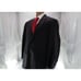 Pronto uomo Men's 41R Black Suit jacket Blazer Super 100's Wool Made in ITALY