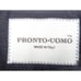 Pronto uomo Men's 41R Black Suit jacket Blazer Super 100's Wool Made in ITALY