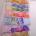 Pakistan currency bills set each of 5000, 1000, 500, 100, 75, 50, 10