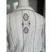 Free People Baha Boho Aztec V Neck Cream Romper Size S/P