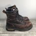 Rocky Men's IronClad Steel Toe Waterproof Work Brown Leather Boots Size 9 Wide