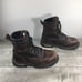 Rocky Men's IronClad Steel Toe Waterproof Work Brown Leather Boots Size 9 Wide