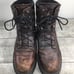 Rocky Men's IronClad Steel Toe Waterproof Work Brown Leather Boots Size 9 Wide