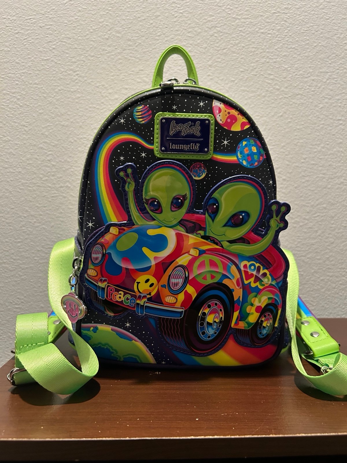 Loungefly Lisa Frank Aliens Zoomer Zorbit NWOT