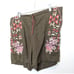 DRIFTWOOD Trevor Shorts Womens Size 10 Green Linen Blend Embroidered Pockets