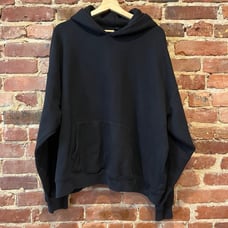 Skims Women’s Classic Hoodie in Onyx Size 4XL Cotton Fleece