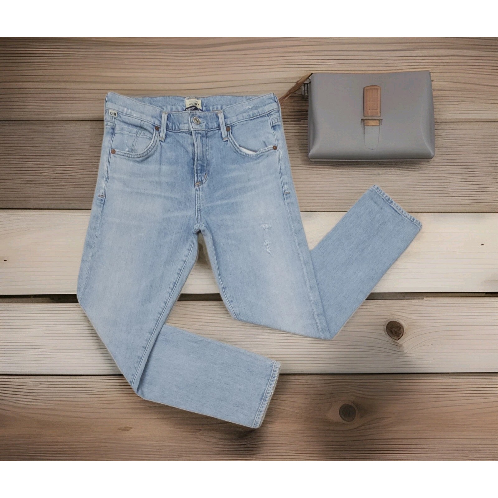 CITIZENS OF HUMANITY Premium Vintage ELSA MID RISE SLIM FIT CROP 26