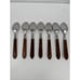 Set of 7 Washington Forge Town & Country 7 Tea Spoons Wooden Handles USA Made