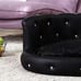 Luxury White Leather Bed with cushion mat for small dogs or cat