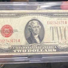 1928 G 2 red seal . RARE