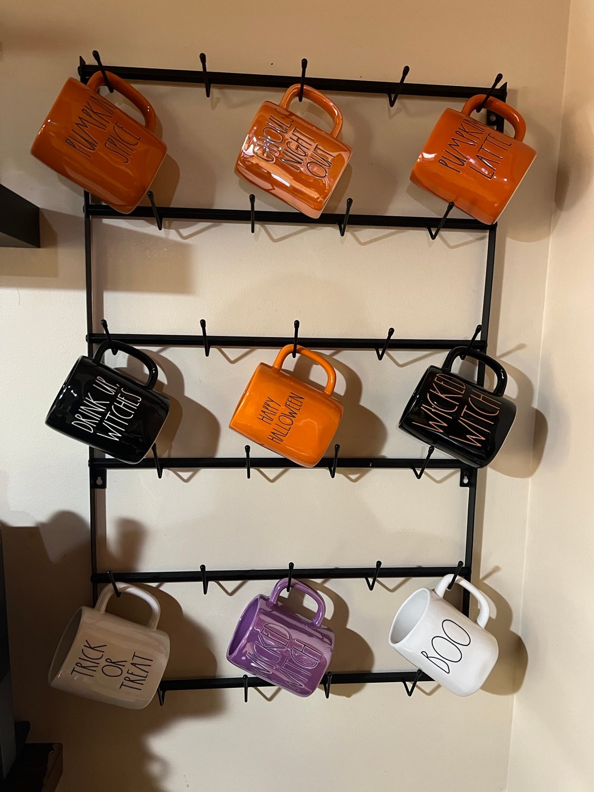 Rae Dunn Halloween mugs