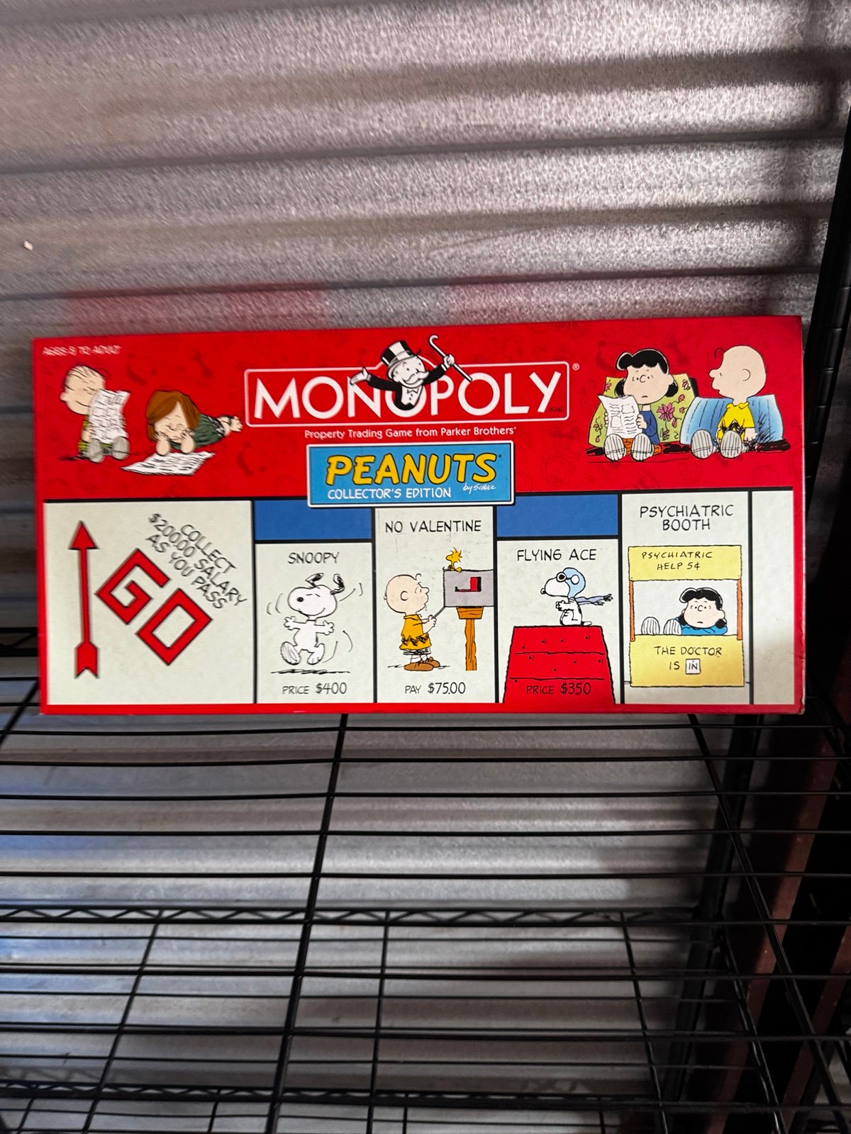 peanuts Monopoly collectors edition