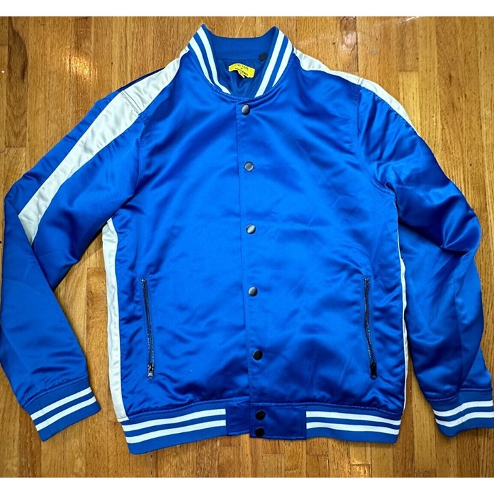 Five Four LA Poggy The Man Bomber Jacket Button Snap Men’s Size Medium