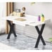 Steel Metal Table Legs X Frame 28 16 DIY Dining Table Desk Legs Heavy Duty New