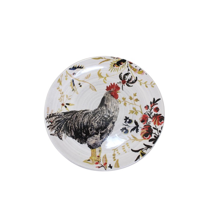 Williams Sonoma Rooster Dinner Plate Marc Lacaze 92586