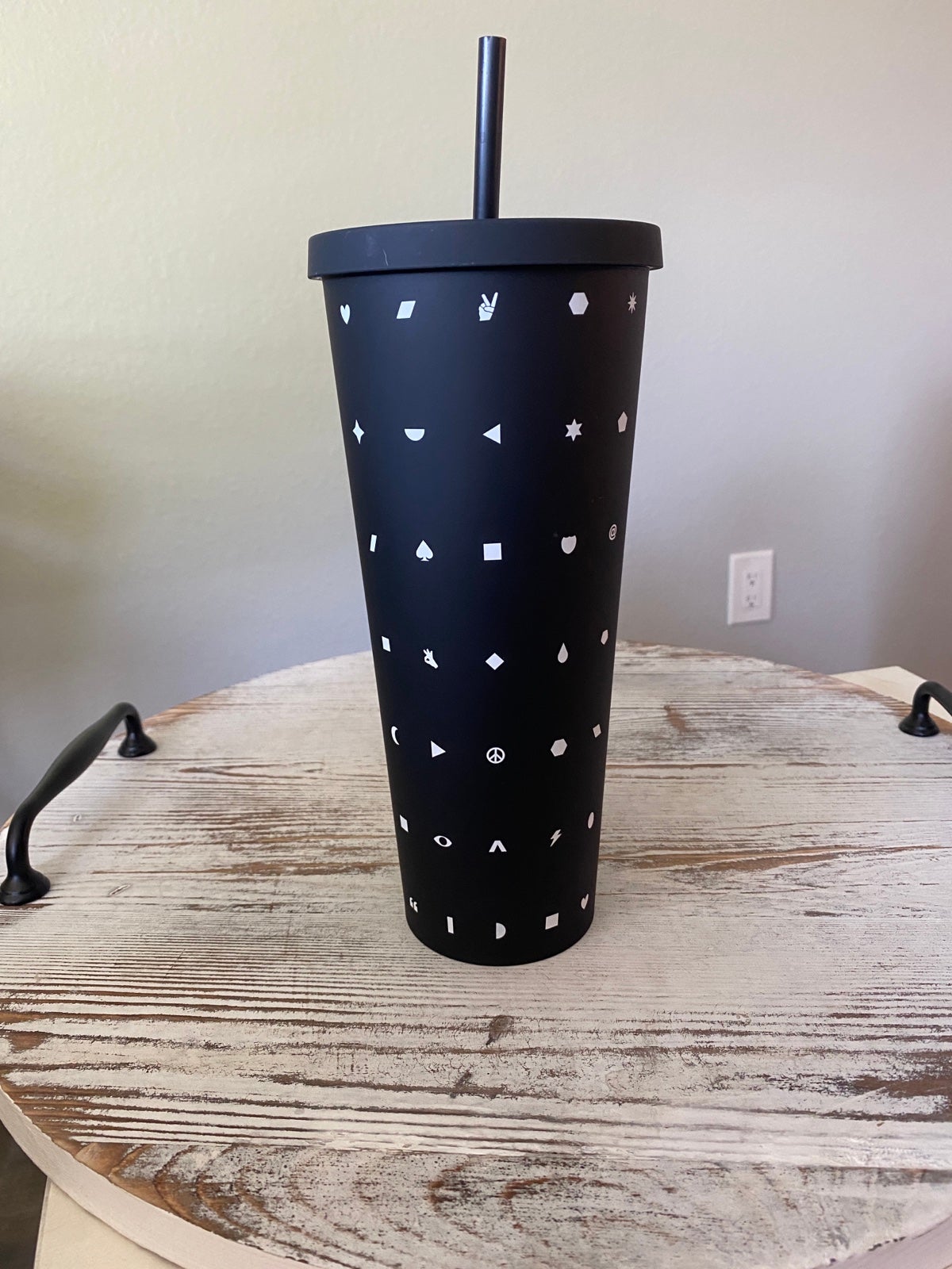 Starbucks Black Emoji Tumbler