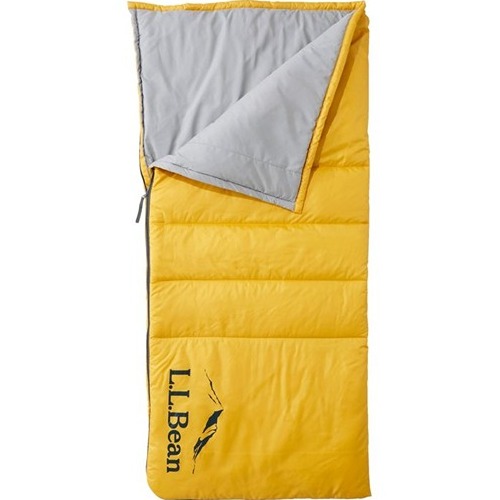 L.L.Bean Kids' Access Sleeping Bag, 40°, Color: Field Gold