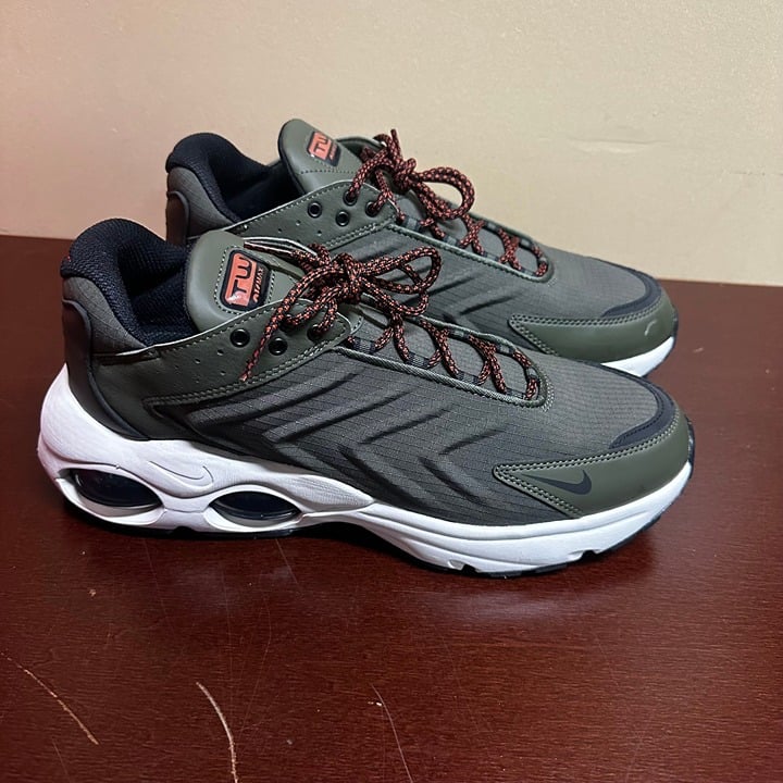 Nike Mens Olive Air Max TW FB9150-300 Cushlon Lace Up Sneakers Size US 11.5