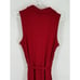 NEW Women's Nina Leonard Surplice Wide-Leg Jumpsuit Size Size XL Red Pockets