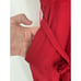 NEW Women's Nina Leonard Surplice Wide-Leg Jumpsuit Size Size XL Red Pockets