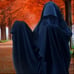Nazeerah Overhead Cape - Black