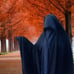Nazeerah Overhead Cape - Black