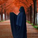 Nazeerah Overhead Cape - Black