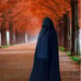 Nazeerah Overhead Cape - Black