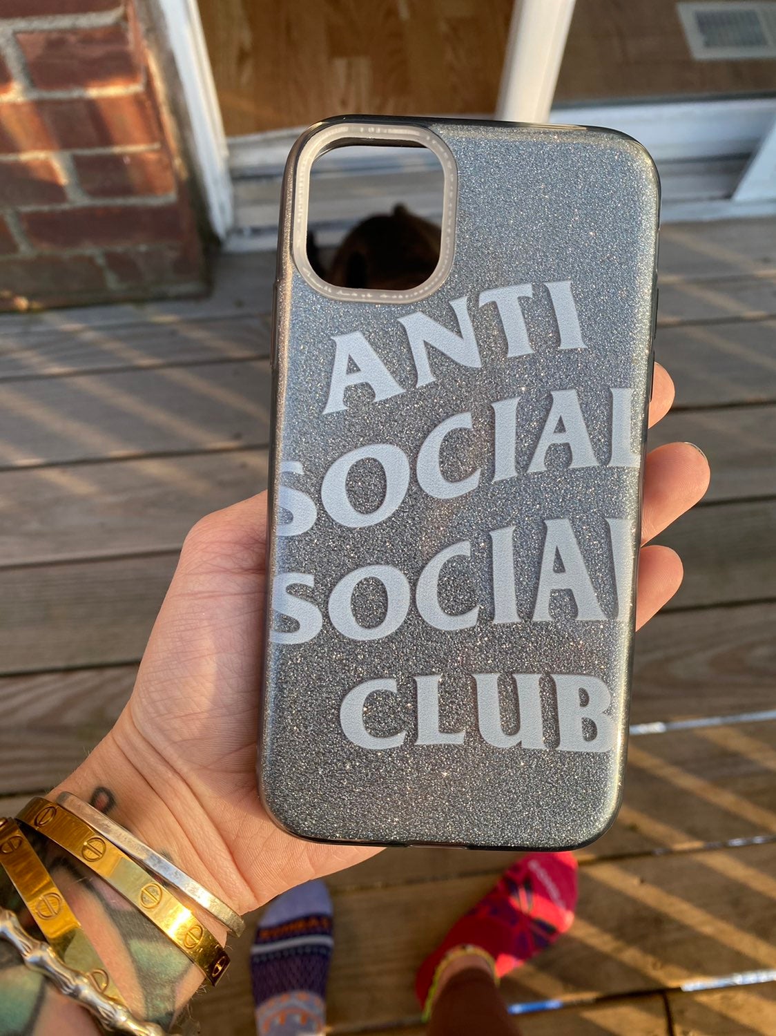 Antisocial social club iphone case