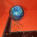 Rare Azurite & Malachite Crystal Ball Gemstone Sphere & Stand & Free Gifts