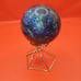 Rare Azurite & Malachite Crystal Ball Gemstone Sphere & Stand & Free Gifts