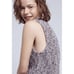 MOTH Marled Wool Blend Mock Neck Grey Turtleneck Sweater