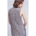 MOTH Marled Wool Blend Mock Neck Grey Turtleneck Sweater
