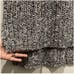 MOTH Marled Wool Blend Mock Neck Grey Turtleneck Sweater