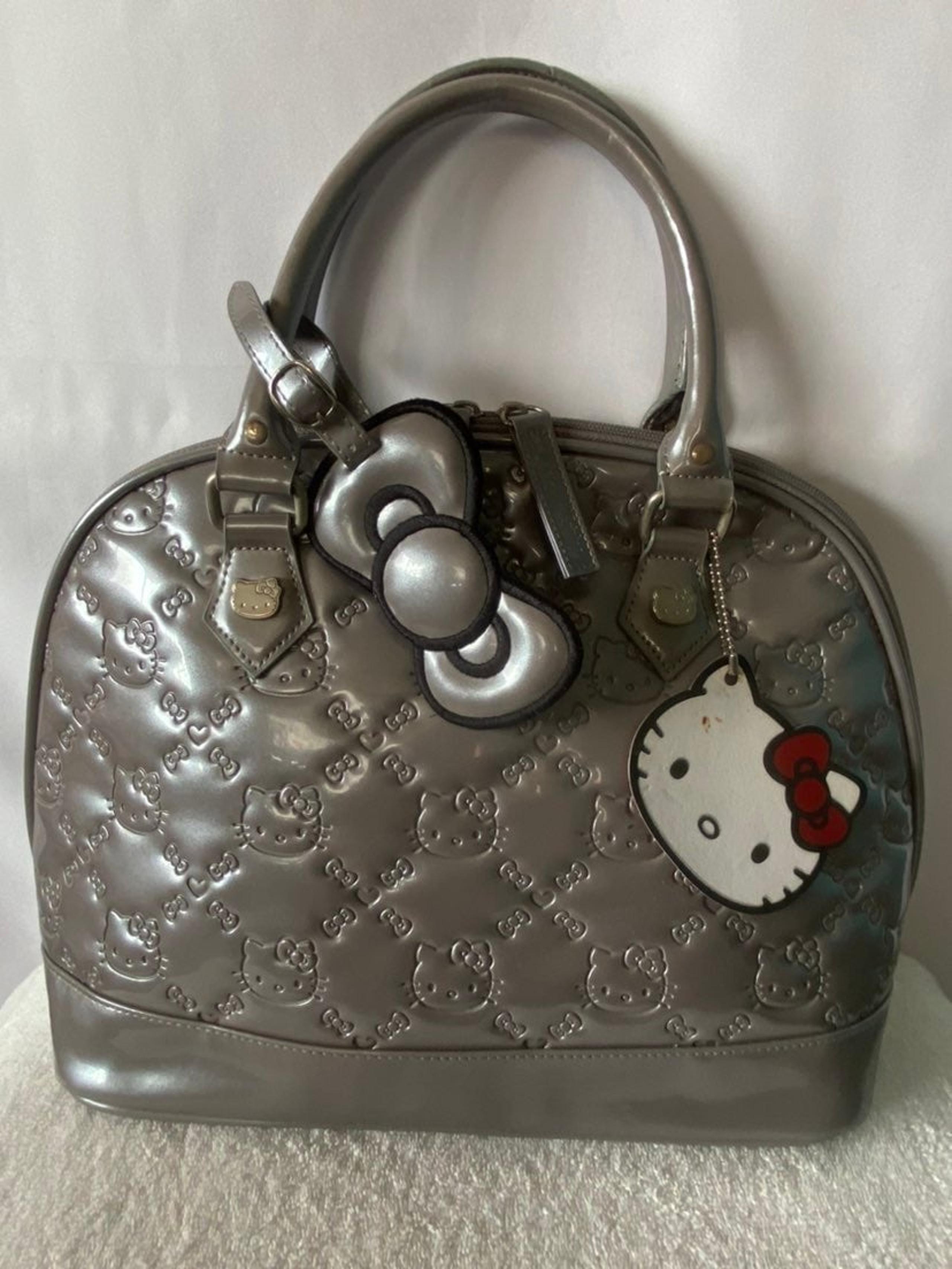 Sanrio Hello Kitty loungefly embossed patent Tote Dome Bag