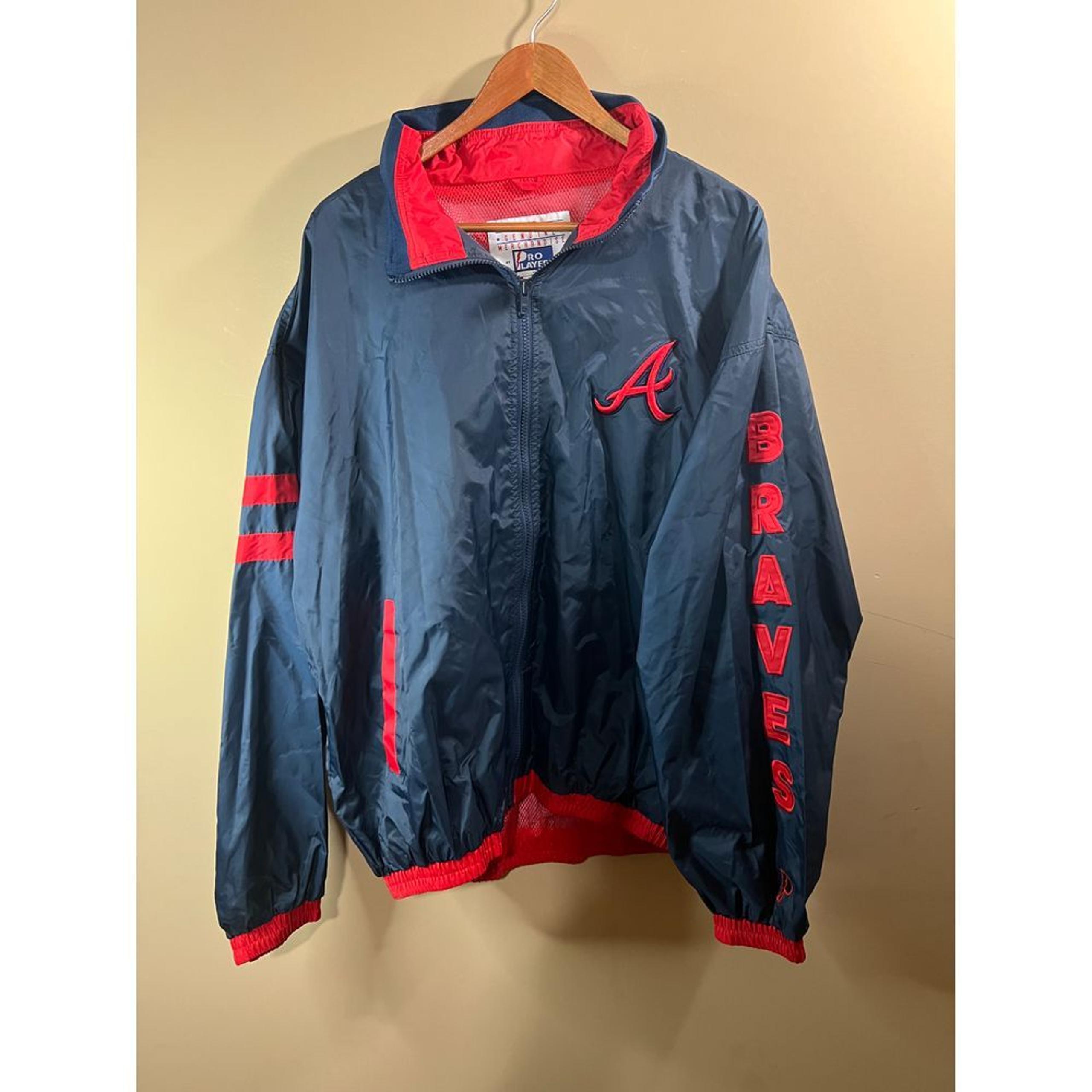 Atlanta Braves Vintage Pro Layer Jacket - Mens XL