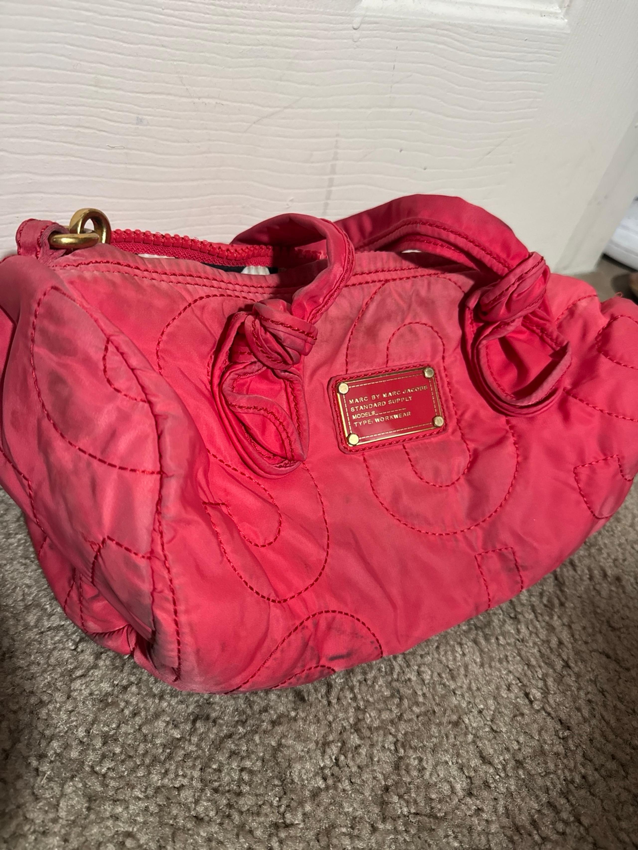 Marc by Marc Jacobs Tote – Pink Quilted Nylon Shoulder/Crossbody