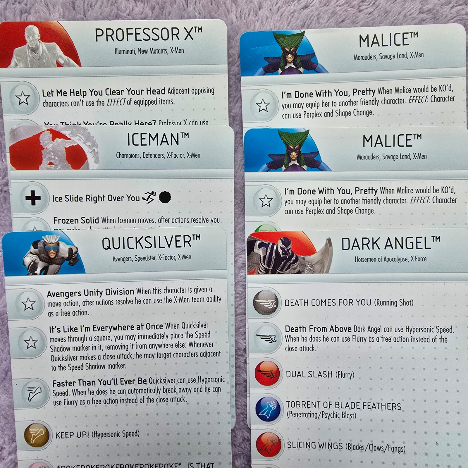 Marvel Heroclix - Uncanny X-Men - Bundle Lot