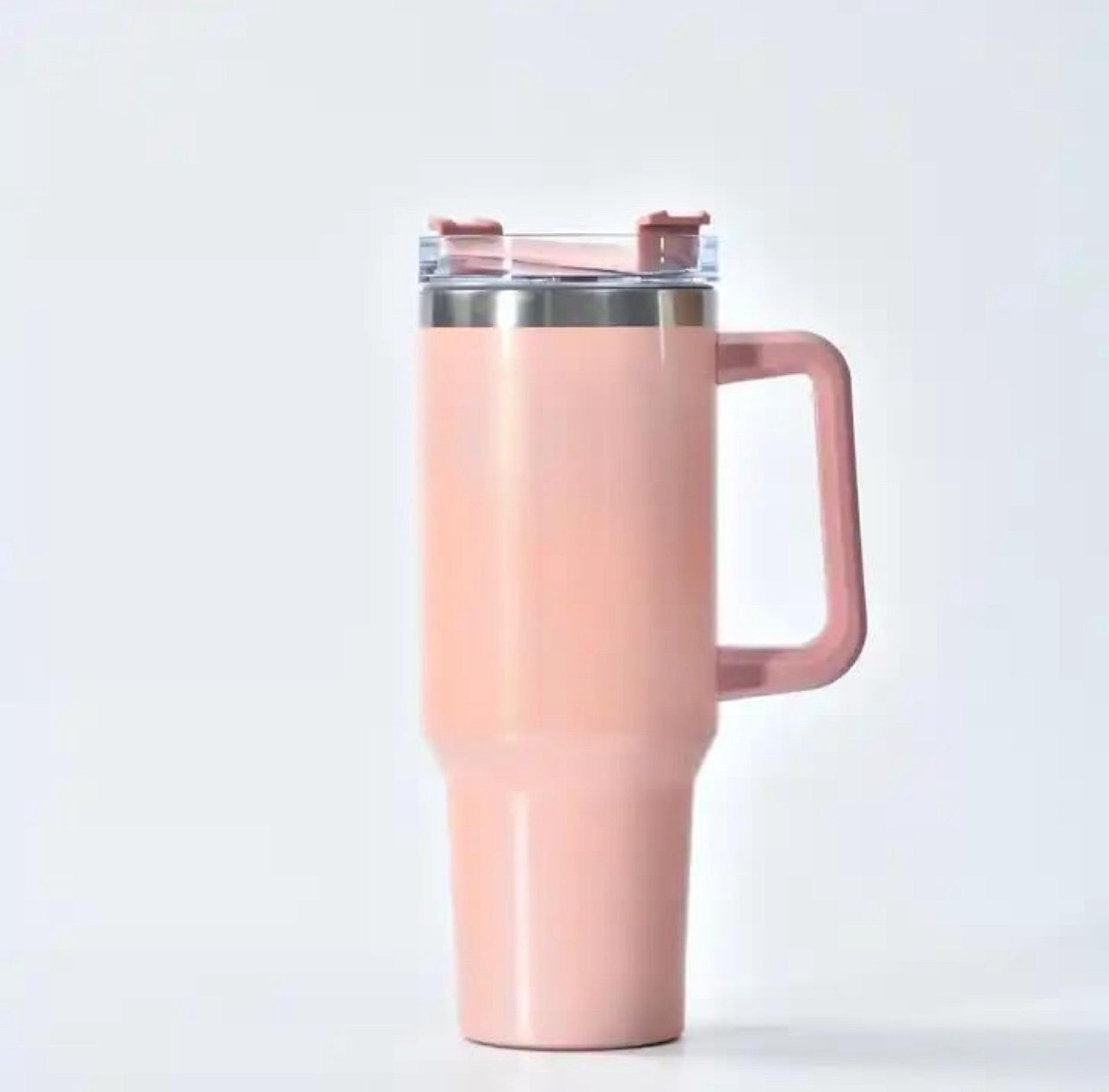 pink tumbler