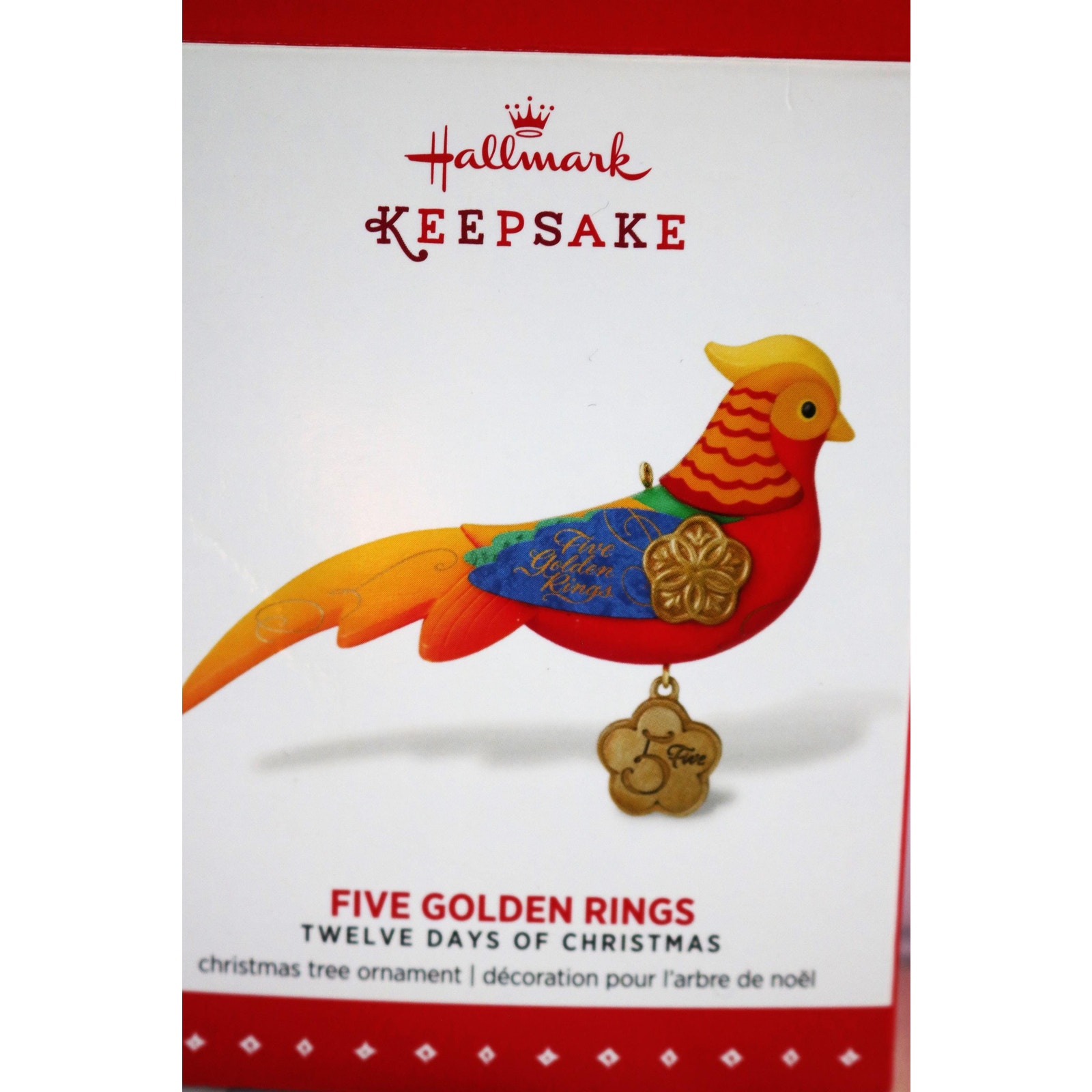 Hallmark Keepsake ornament Five Golden Rings Twelve Days of Christmas