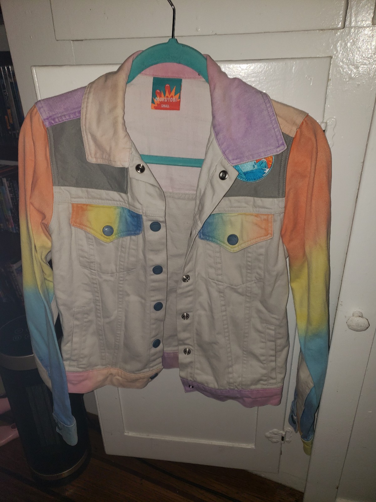 Mokuyobi denim rainbow jacket