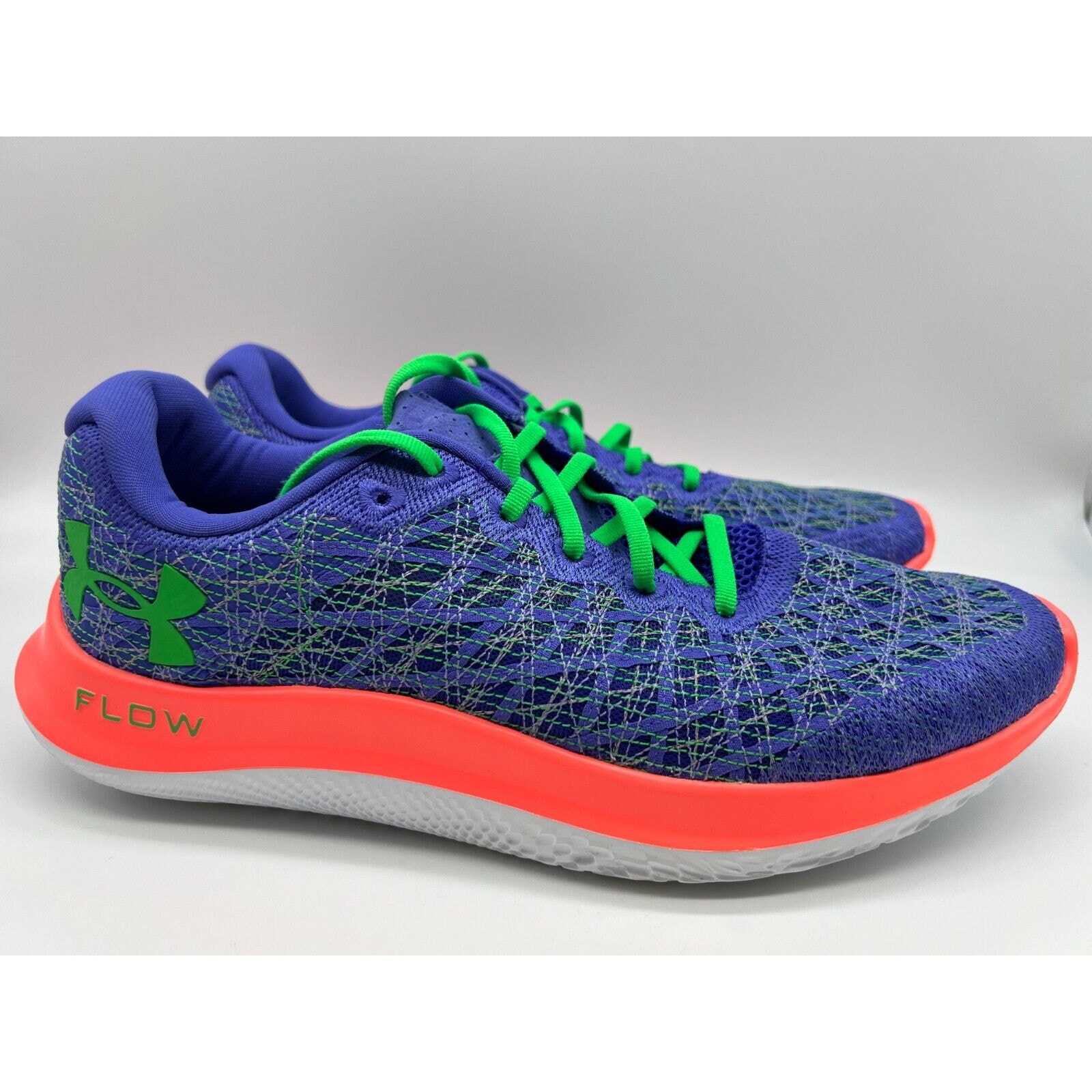 Under Armour Flow Velociti Wind 2 Running Brilliant Violet Blitz Men's Size 11