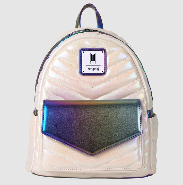 Funko Pop! By Loungefly BTS Iridescent Quilted Mini Backpack