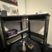 VECELO Black Corner Desk
