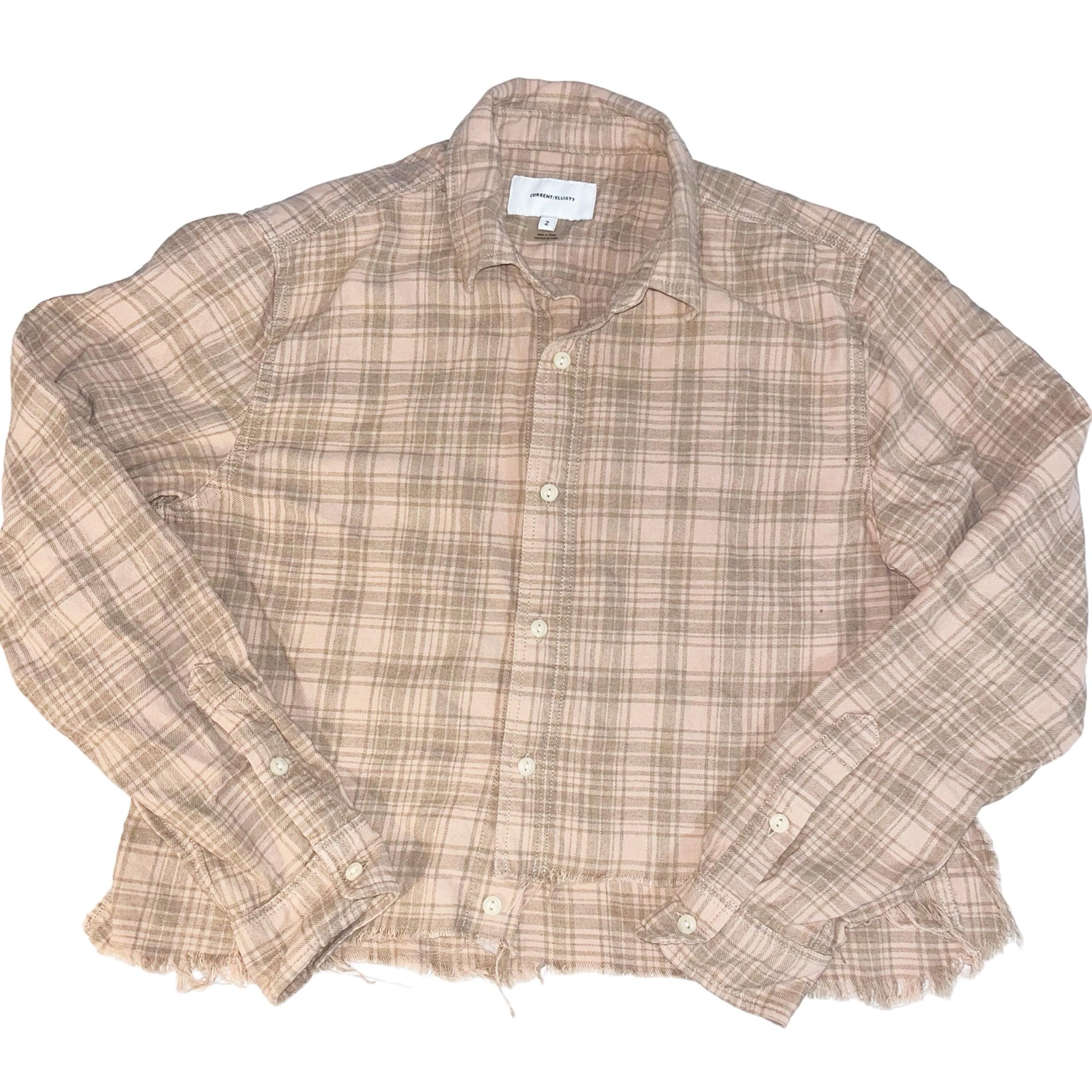 Current/Elliott “The Mell Shirt” Button Down Top size small (2)